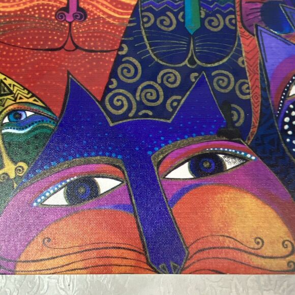 Laurel Burch Fantasticats Canvas Wall Art - Picture 7 of 11